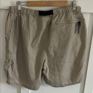 North Face Nylon hiking Cargo Shorts with Elastic Waistband and Drawstring
